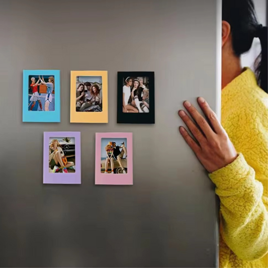 Pastel Polaroid Pops – Retro Fridge Magnets 8.8x6.5cms